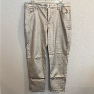 Chico’s Metallic Champagne Women's Jeans